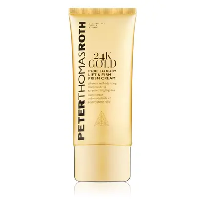 Peter Thomas Roth 24K Gold Lift & Firm Prism Cream luxusní rozjasňující krém pro vyhlazení a zpe