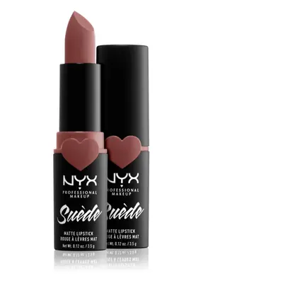 NYX Professional Makeup Suede Matte Lipstick matná rtěnka odstín 05 Brunch Me 3.5 g