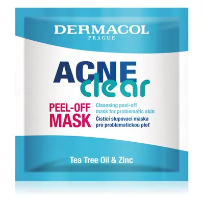 Dermacol Acne Clear čisticí slupovací maska pro problematickou pleť 8 ml