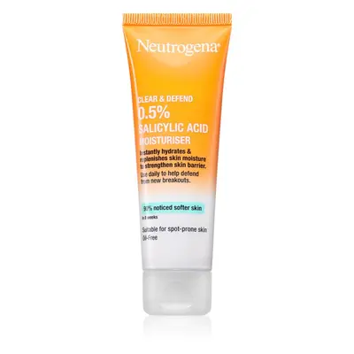 Neutrogena Clear & Defend 0.5% Salicylic Acid hydratační krém bez obsahu oleje 50 ml