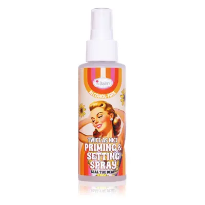 theBalm Twice as Nice Priming & Setting Spray fixační sprej na make-up 100 ml