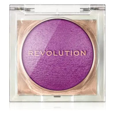 Makeup Revolution Beam Bright Blush rozjasňující tvářenka odstín Lick of Lilac 2.8 g