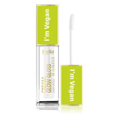 Delia Cosmetics I'm Vegan lesk na rty odstín Totally Crystal 5 ml