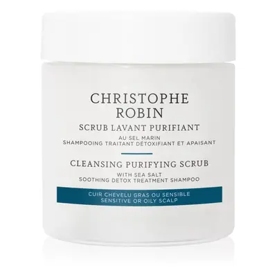 Christophe Robin Cleansing Purifying Scrub with Sea Salt čisticí šampon s peelingovým efektem 75