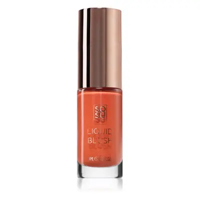 SOSU Cosmetics Liquid Blush tekutá tvářenka odstín Peach Glow 8 ml