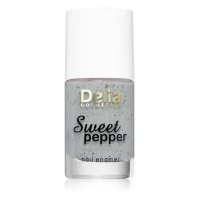 Delia Cosmetics Sweet Pepper Black Particles lak na nehty odstín 01 Cloudy 11 ml