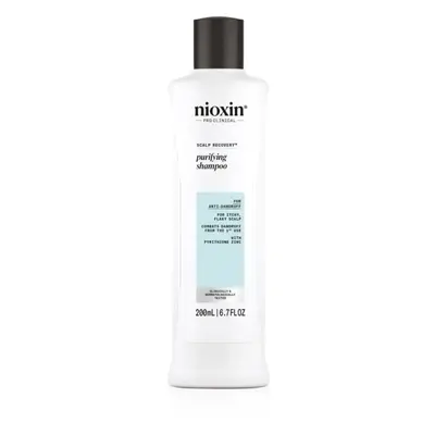 Nioxin Scalp Recovery Purifying Shampoo šampon pro řídnoucí a zplihlé vlasy proti lupům 200 ml