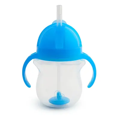 Munchkin Click Lock™ Tip & Sip hrnek s brčkem se závažím Blue 6 m+ 207 ml