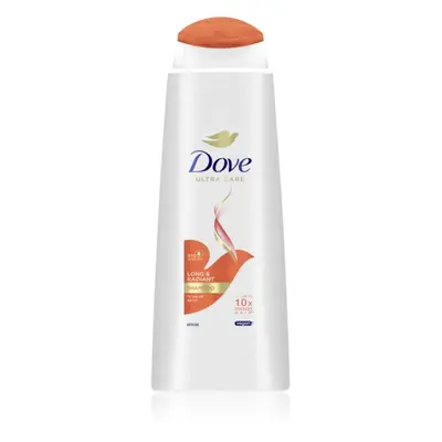 Dove Long & Radiant šampon pro unavené vlasy bez lesku 400 ml