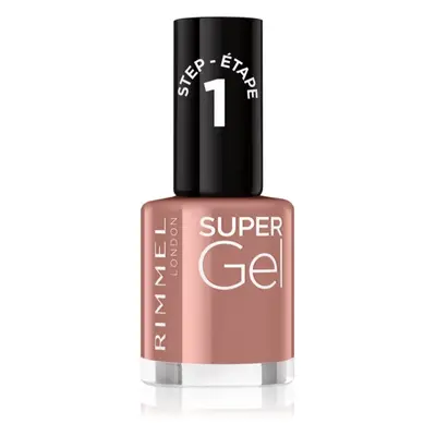 Rimmel Super Gel gelový lak na nehty bez užití UV/LED lampy odstín 033 R&B Rose 12 ml