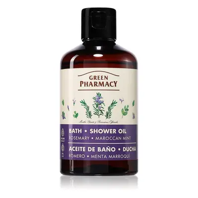 Green Pharmacy Rosemary & Moroccan Mint Bath Oil pečující sprchový olej 250 ml