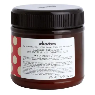 Davines Alchemic Conditioner Red hydratační kondicionér pro zvýraznění barvy vlasů 250 ml