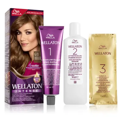 Wella Wellaton Intense permanentní barva na vlasy s arganovým olejem odstín 6/0 Dark Blonde 1 ks