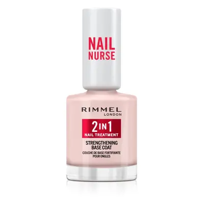 Rimmel Nail Nurse 2-in-1 podkladový lak na nehty se zpevňujícím účinkem 12 ml