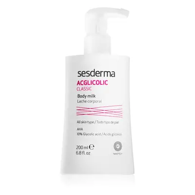 Sesderma Acglicolic Classic Body tělové mléko zpevňující s peelingovým efektem 200 ml