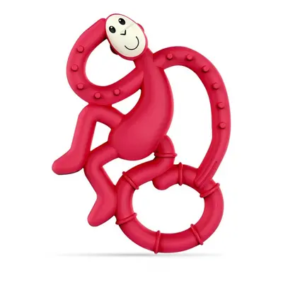 Matchstick Monkey Mini Monkey Teether kousátko s antimikrobiální přísadou Ruby 1 ks