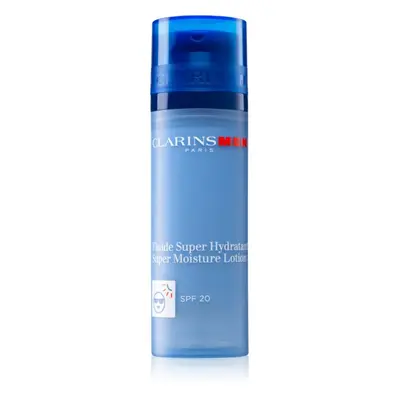 Clarins Men Super Moisture Lotion hydratační mléko pro mladistvý vzhled SPF 20 50 ml