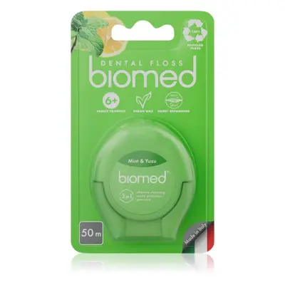 Biomed Dental Floss dentální nit Mint and Yuzu 50 m