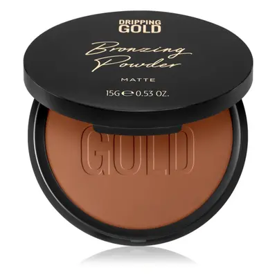 Dripping Gold Luxury Tanning Bronzing Powder kompaktní bronzující pudr na tělo a obličej odstín 