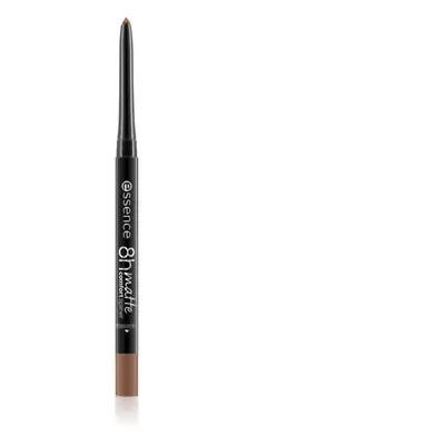 essence 8h Matte Comfort matná tužka na rty s ořezávátkem odstín 10 THE Perfect Shade 0,3 g