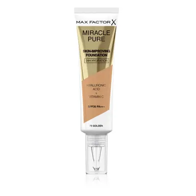 Max Factor Miracle Pure Skin dlouhotrvající make-up SPF 30 odstín 75 Golden 30 ml