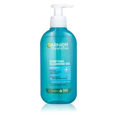 Garnier Pure čisticí gel pro problematickou pleť, akné 200 ml