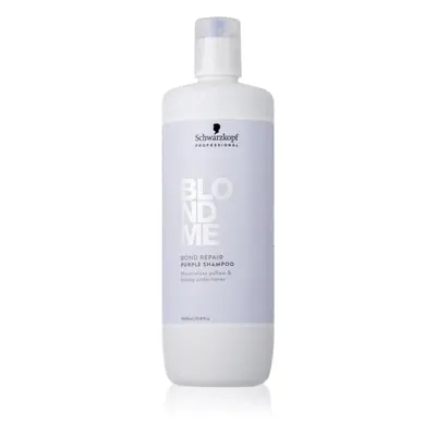 Schwarzkopf Professional Blondme Bond Repair Purple Shampoo fialový šampon pro blond vlasy 1000 