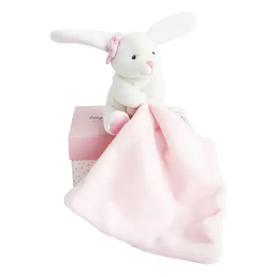 Doudou Gift Set Pink Rabbit dárková sada pro děti od narození 1 ks