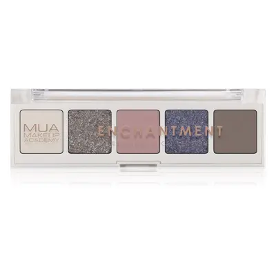 MUA Makeup Academy Professional 5 Shade Palette paletka očních stínů odstín Enchantment 3,8 g