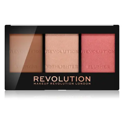 Makeup Revolution Ultra Sculpt & Contour paleta na kontury obličeje odstín Ultra Fair C01 11 g