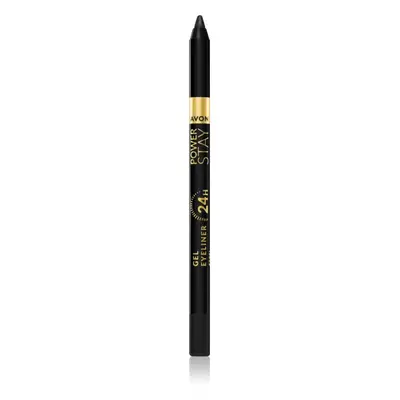 Avon Power Stay 24h gelová tužka na oči odstín Black 1,2 g