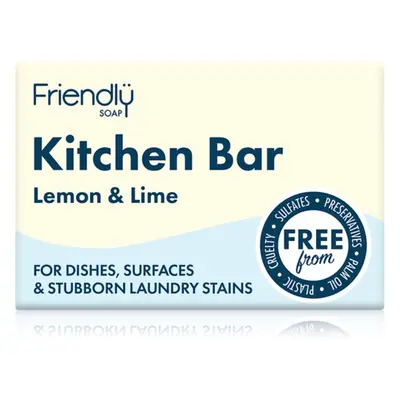 Friendly Soap Kitchen Bar Lemon & Lime přírodní mýdlo 95 g