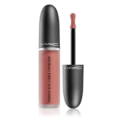 MAC Cosmetics Powder Kiss Liquid Lipcolour matná tekutá rtěnka odstín Date-Maker 5 ml