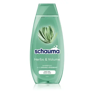 Schwarzkopf Schauma Herbs & Volume šampon pro jemné a zplihlé vlasy 400 ml