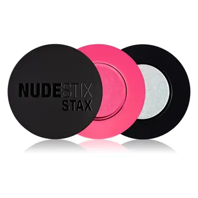 Nudestix Stax Set multifunkční líčidlo pro oči, rty a tvář odstín Pinkglow 2x2,5 g