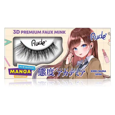 Rude Cosmetics Manga Collection 3D Premium Faux Mink umělé řasy typ Kirei-Sama 2 ks