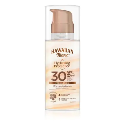 Hawaiian Tropic Hydrating Protection Face Lotion opalovací krém na obličej SPF 30 50 ml