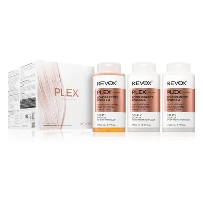 Revox B77 Plex Hair Rebuilding System Professional Set sada pro barvené a poškozené vlasy pro pr