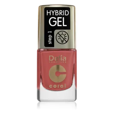 Delia Cosmetics Coral Hybrid Gel gelový lak na nehty bez užití UV/LED lampy odstín 122 11 ml