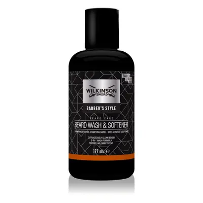 Wilkinson Sword Barbers Style Beard Wash & Softener šampon na vousy 177 ml