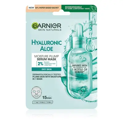 Garnier Skin Naturals Hyaluronic Aloe hydratační plátýnková maska 28 g