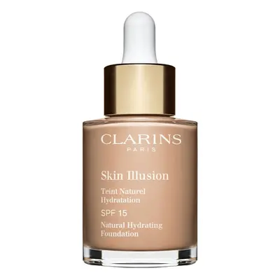 Clarins Skin Illusion Natural Hydrating Foundation rozjasňující hydratační make-up SPF 15 odstín