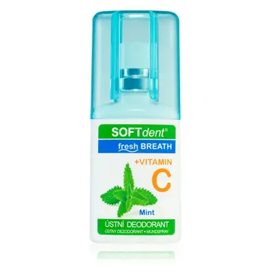 SOFTdent Fresh Mint ústní voda pro dlouhotrvající svěží dech 20 ml