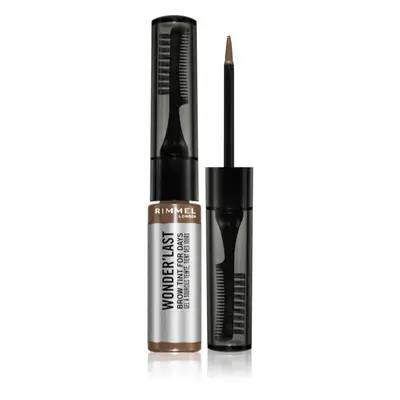 Rimmel Wonder'Last semi-permanentní gelová barva na obočí odstín 002 Soft Brown 4,5 ml