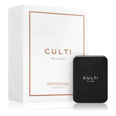 Culti Car Diffuser Black Mediterranea vůně do auta + náhradní náplň 73x53 cm