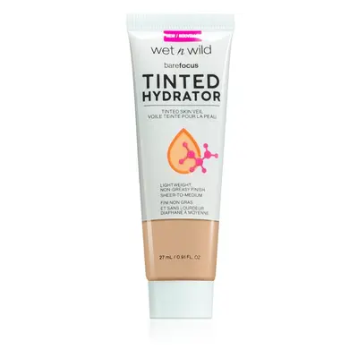 Wet n Wild Bare Focus Tinted Hydrator tónovaný fluid pro sjednocení pleti odstín Medium Tan 27 m