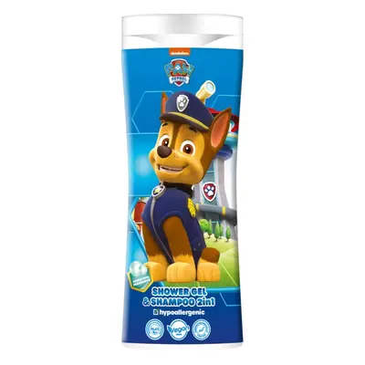 Nickelodeon Paw Patrol Shower gel& Shampoo 2in1 šampon a sprchový gel pro děti Bubble Gum 300 ml