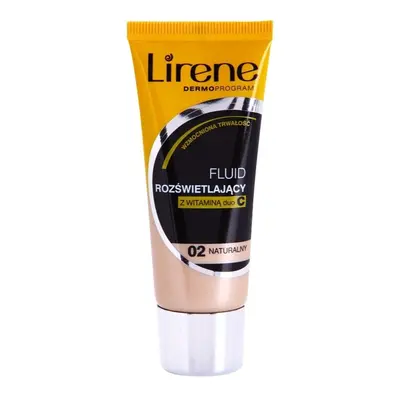 Lirene Vitamin C rozjasňující fluidní make-up pro dlouhotrvající efekt odstín 02 Natural 30 ml