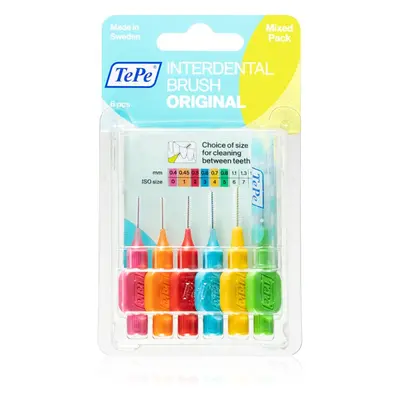 TePe Interdental Brush Original mezizubní kartáček Mix 6 ks