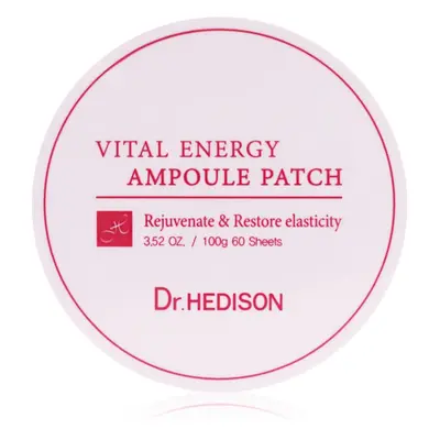 Dr. HEDISON Rejuvenate & Restore Elasticity hydrogelová maska na oční okolí proti stárnutí 60 ks